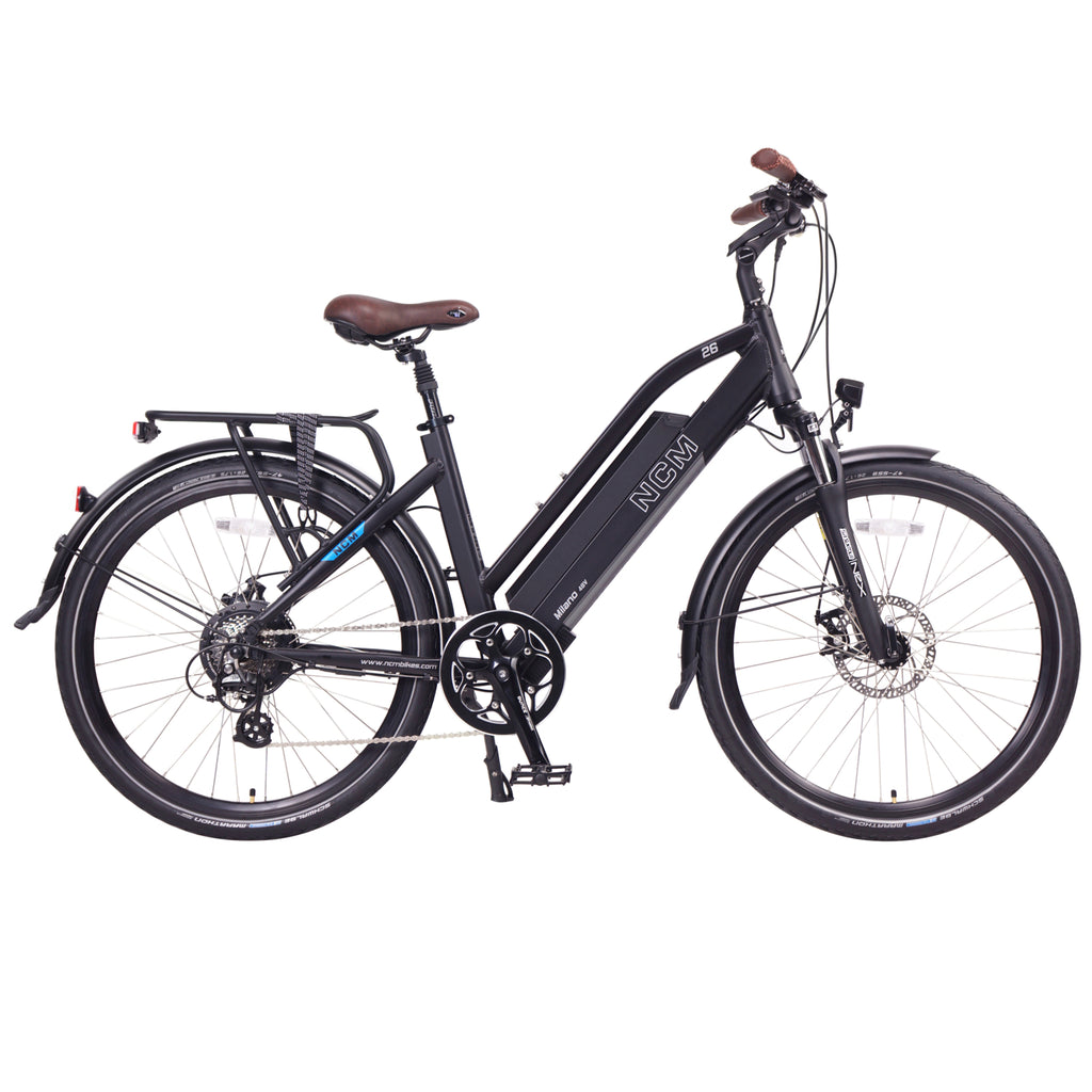 NCM Milano Electric Trek Bike side