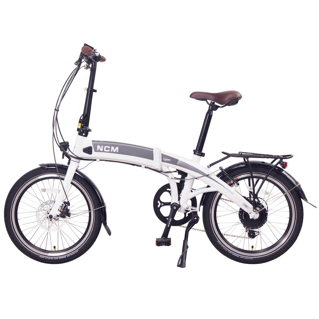 NCM Lyon Folding Electric Bike - left