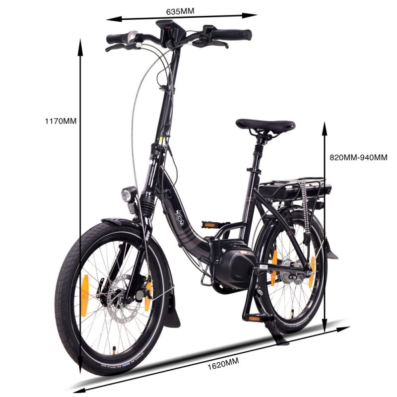 NCM Paris Folding Electric Bike