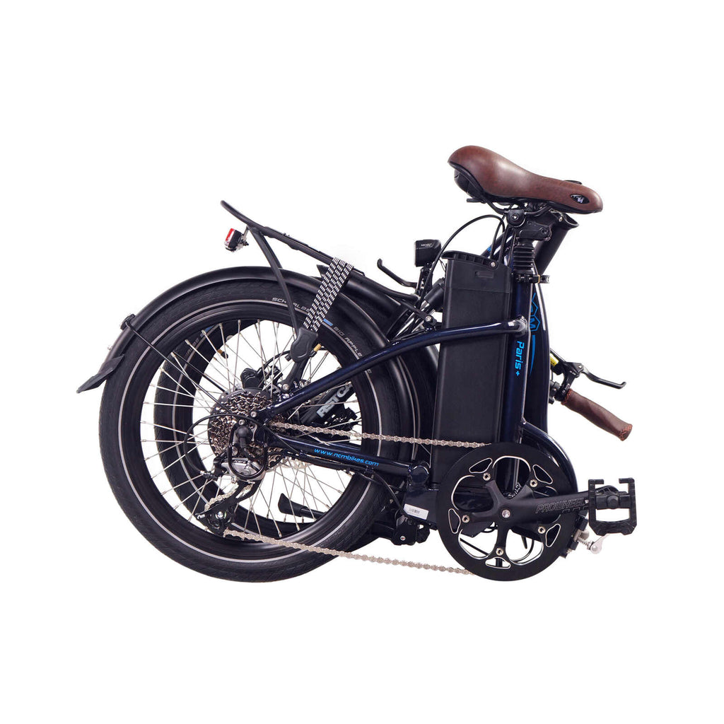 NCM Paris+ (Plus) Folding Electric Bike folded